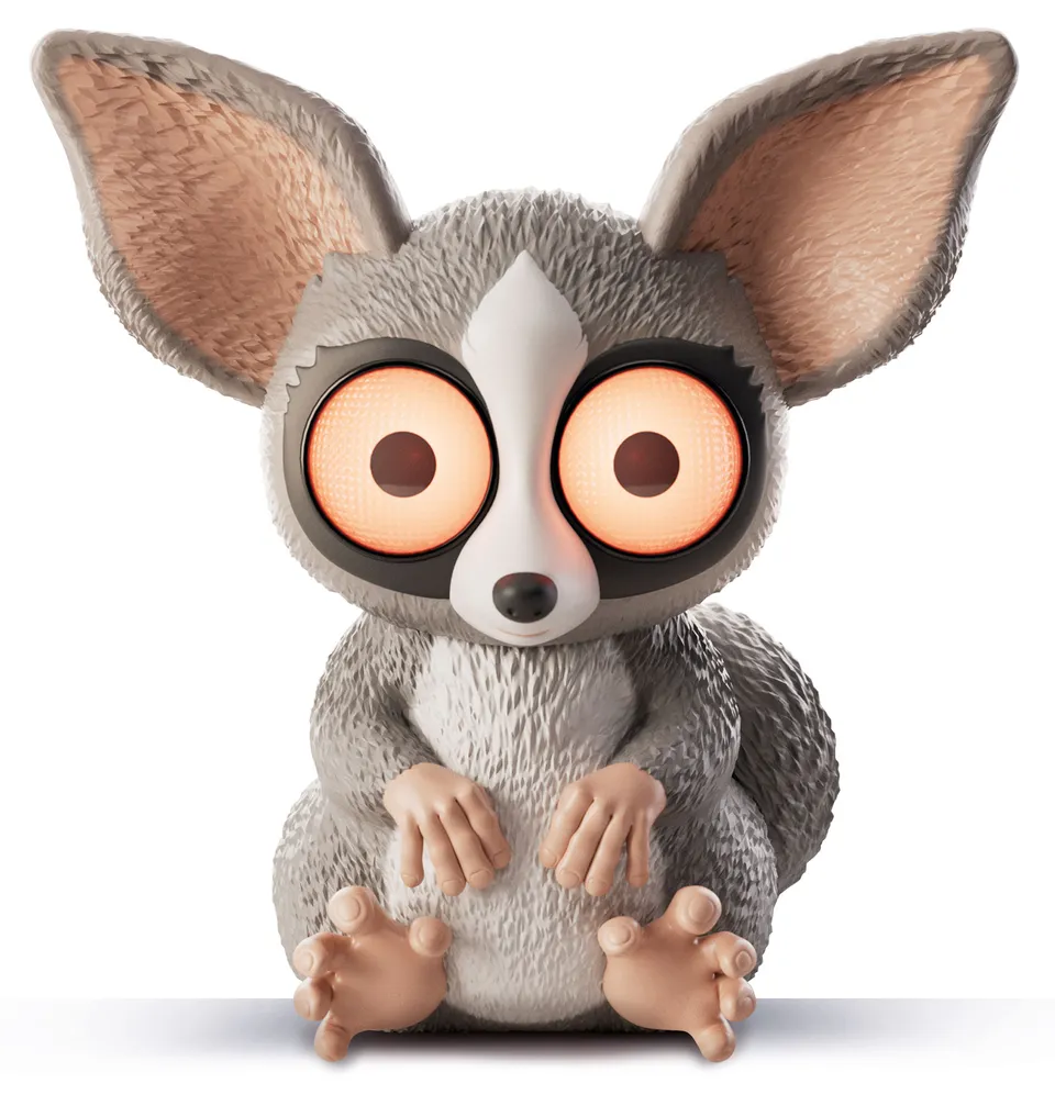 Lisciani Rainy Days Bushbaby lampada led occhi luminosi