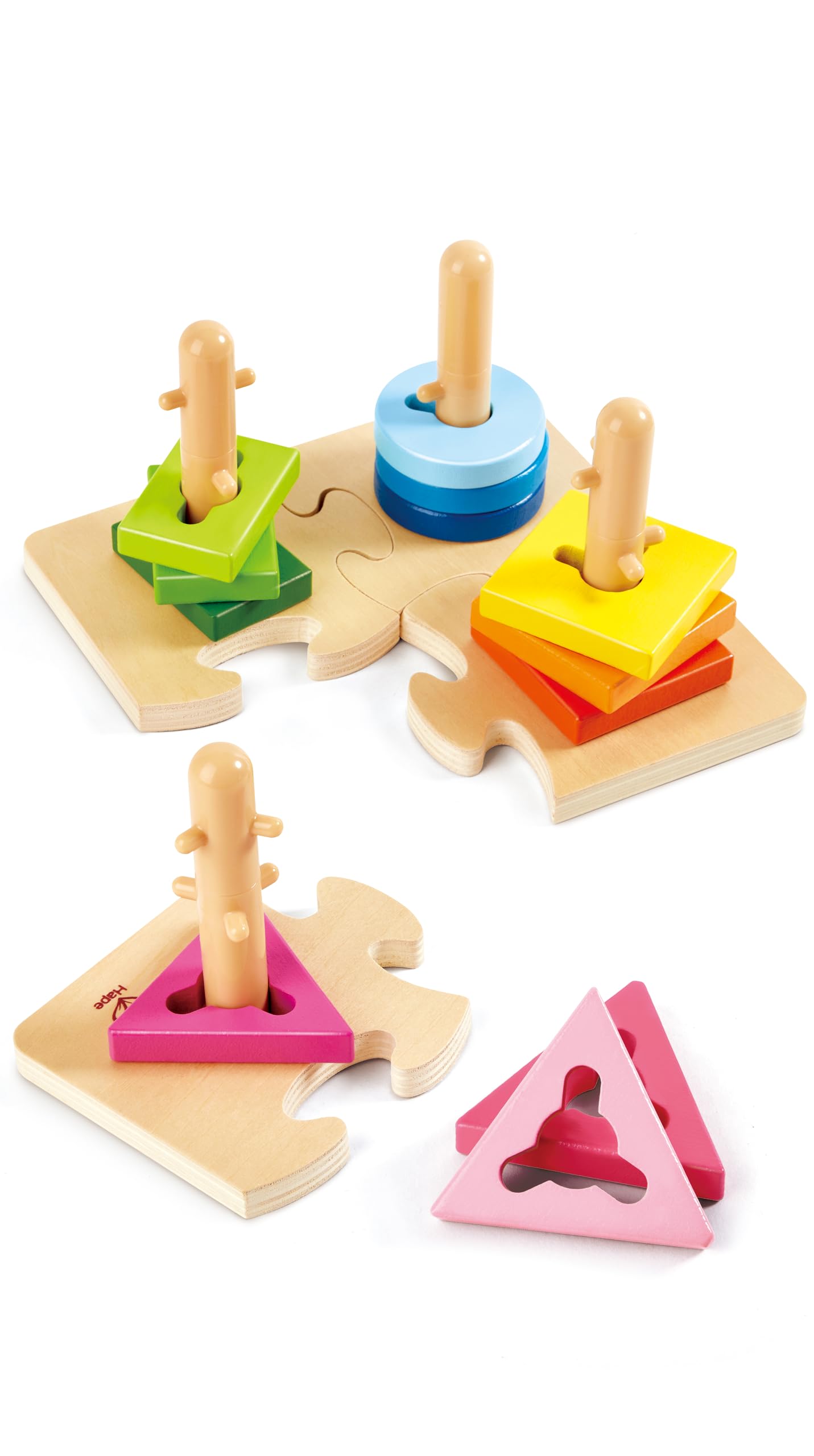 Hape E0411 Puzzle Creativo gioco incastri in legno