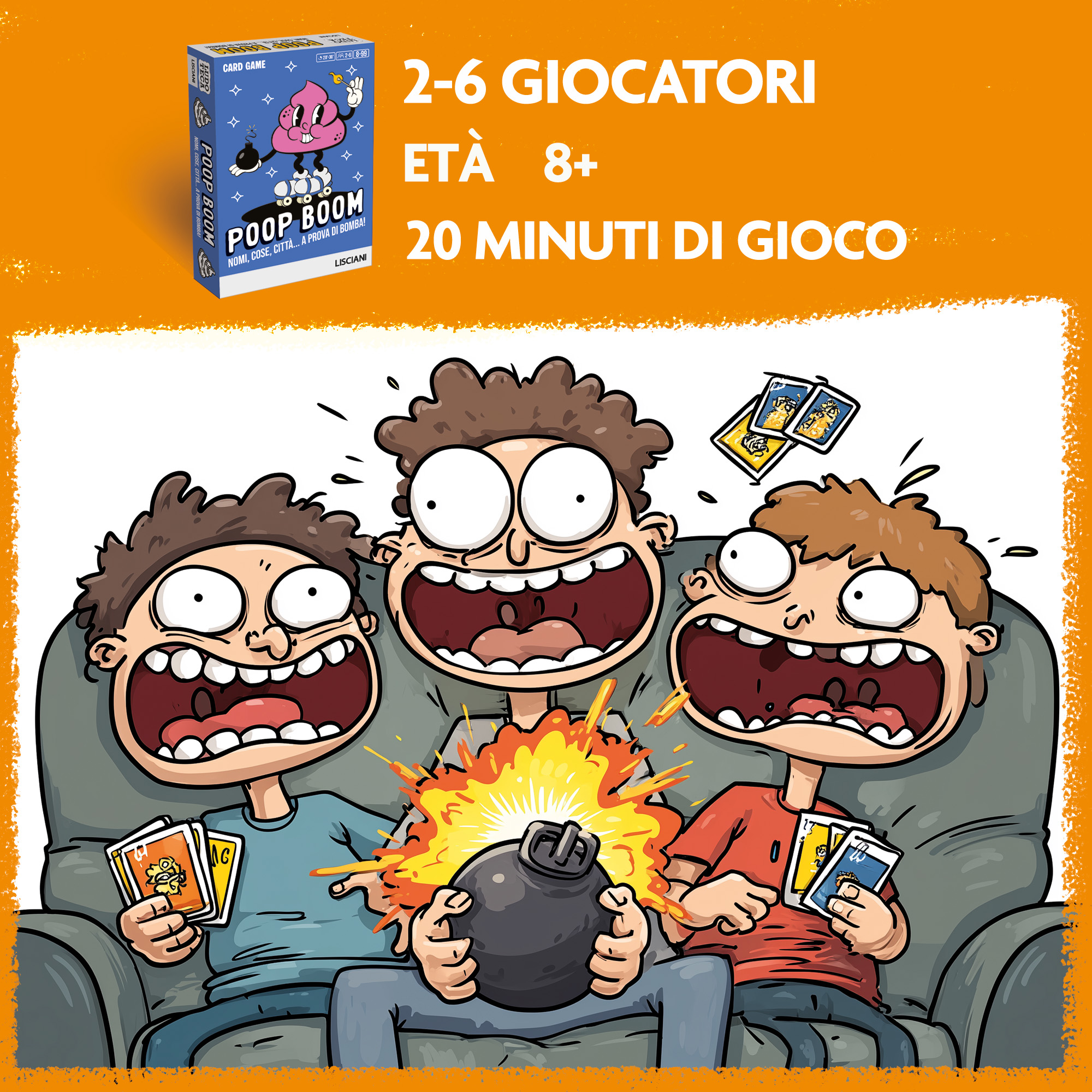Lisciani Ludoteca Poop Boom Gioco Parole con App