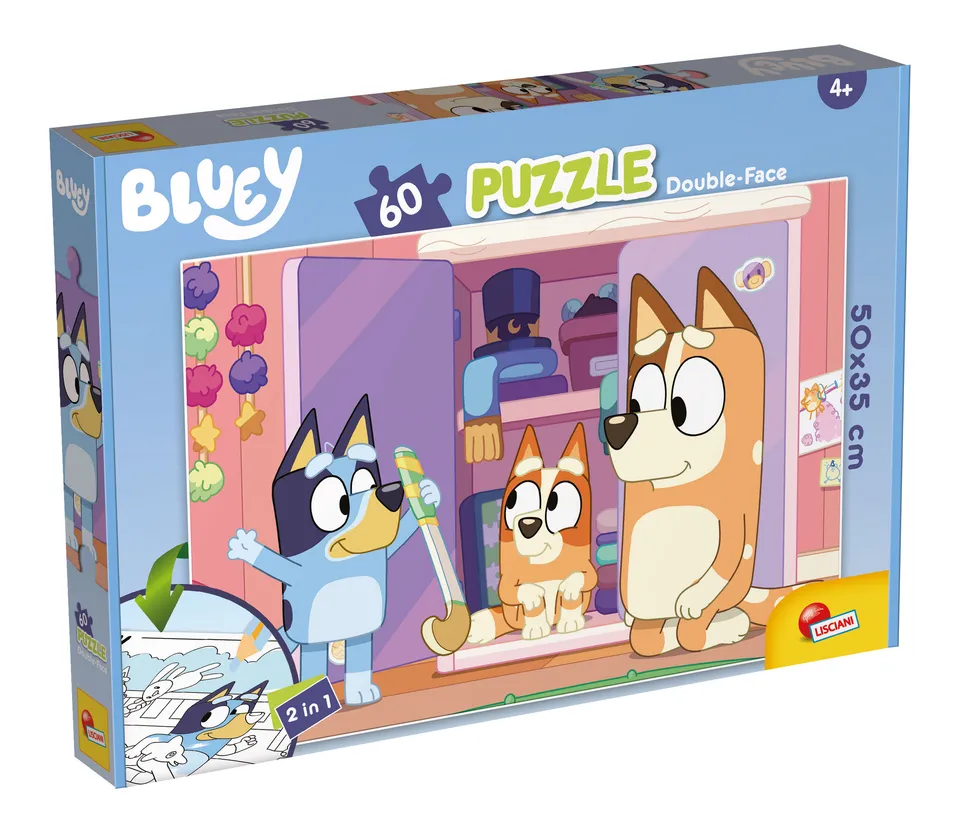 Lisciani Bluey Puzzle Plus 60 puzzle 60 pezzi da colorare