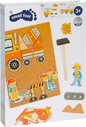 smallfoot 11573 Gioco Martelletto Legno Sughero Cantiere