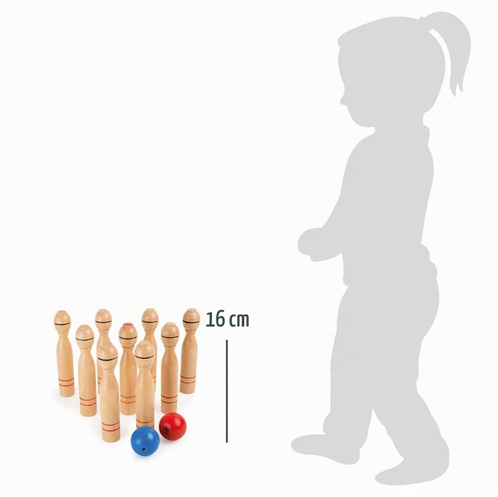 smallfoot birilli grandi gioco in legno da giardino