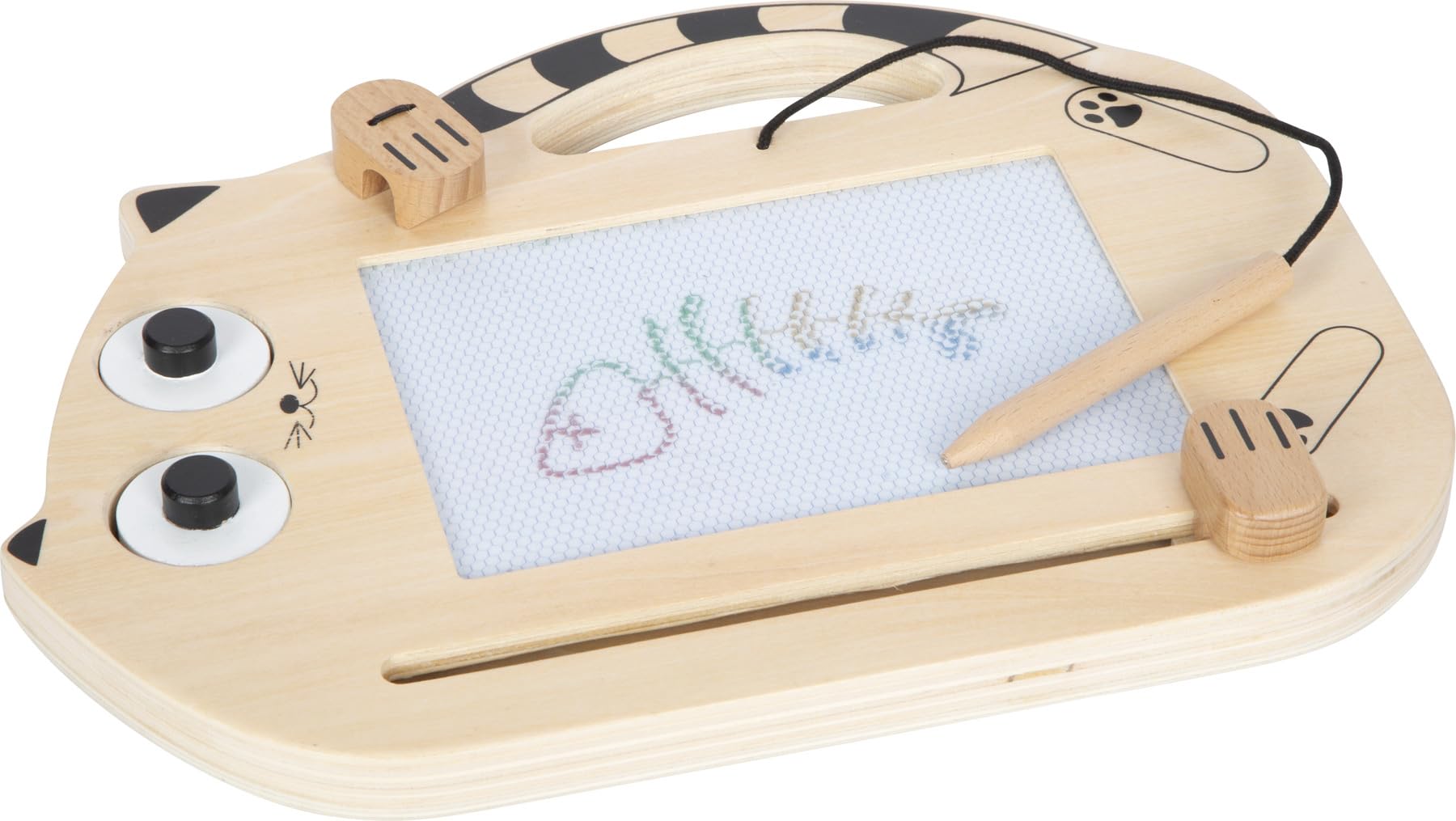 Small Foot 11193 Laptop Legno Bambini con Lavagna Magnetica