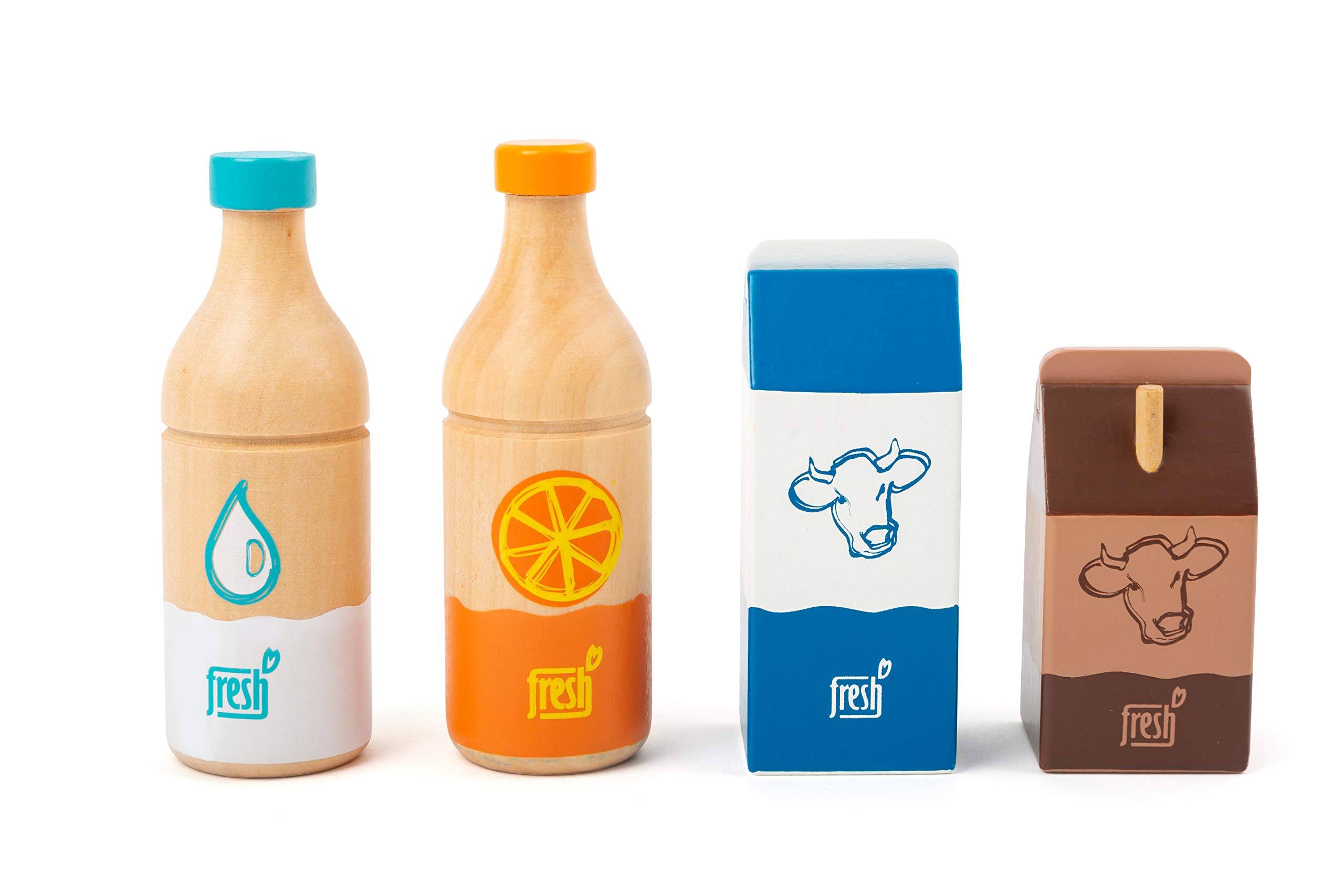 smallfoot fresh set bevande in legno cucina 4 pezzi