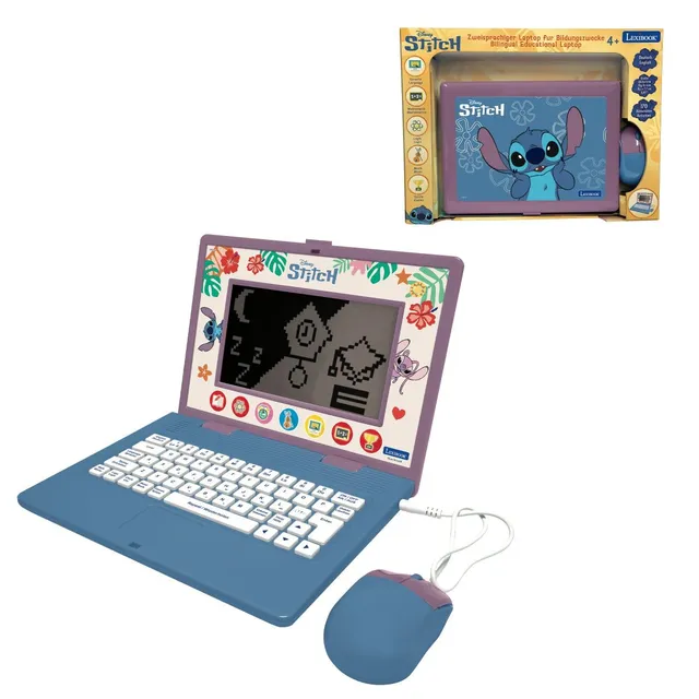 Lexibook JC599Di3 laptop educativo Stitch bilingue