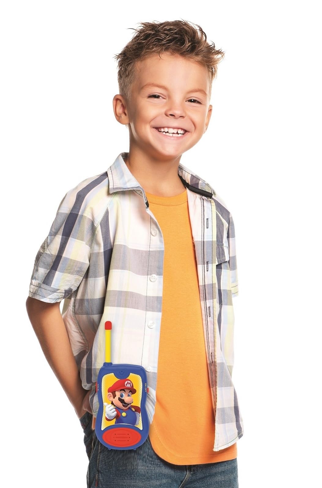 Lexibook Super Mario TW12NILXB walkie talkie 2 pezzi blu/rosso 120 m