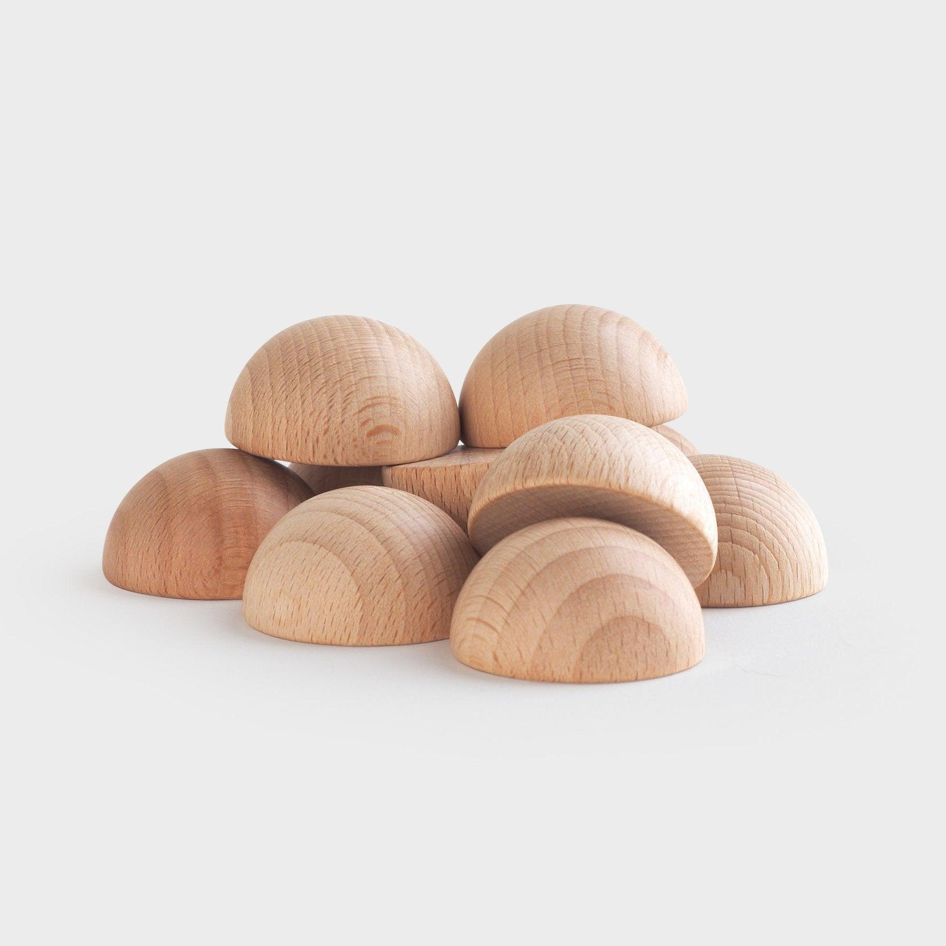 Tickit Semispheres semisfere in legno 10 pz 4 cm