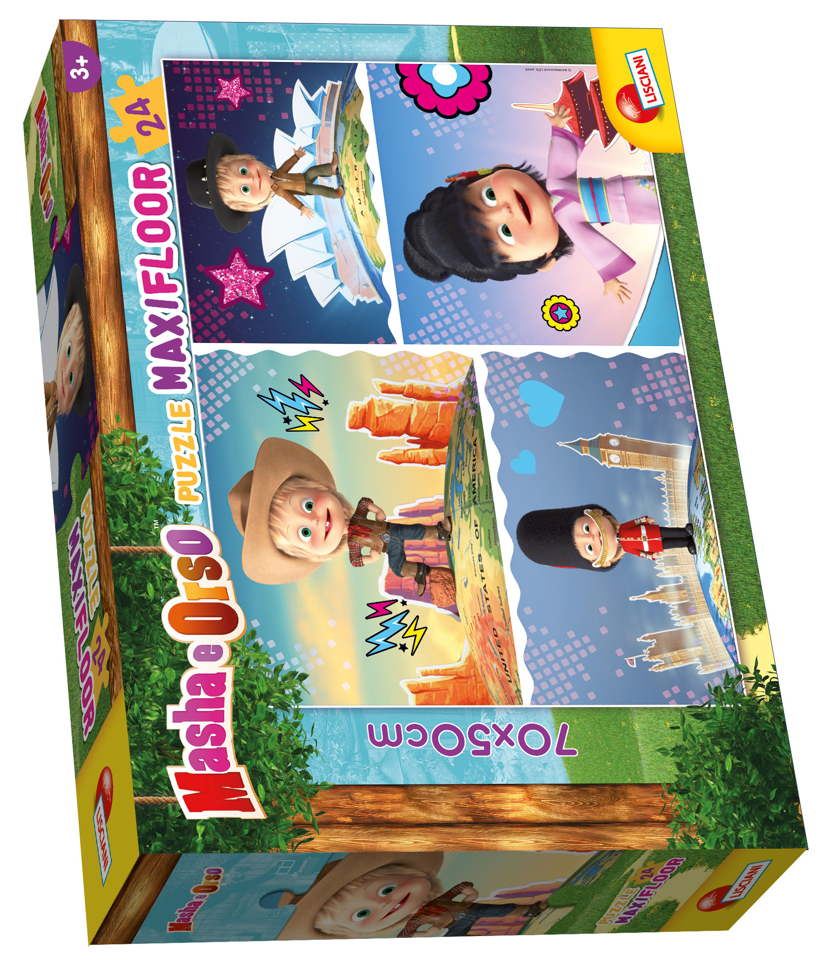 Lisciani Masha Puzzle Maxifloor 24 E Fantastico puzzle 24 maxi pezzi